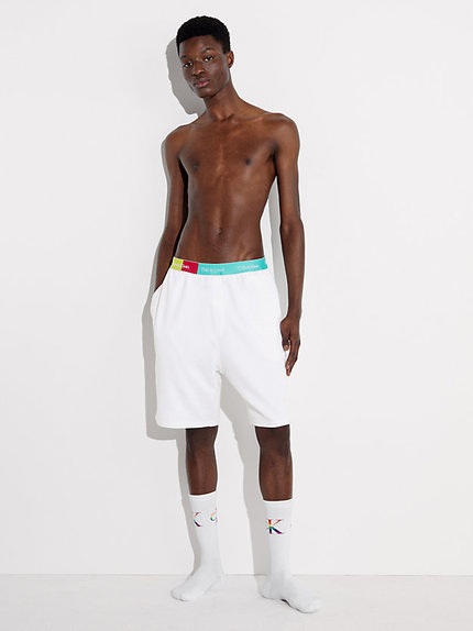 Módní Pride pyžamové šortky, Bílá barva, 2023