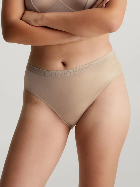 Future Shift Holiday tanga – Calvin Klein Underwear, Krémová barva Ženy