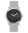 GUESS – Reputation hodinky, Černá, Stříbrná barva