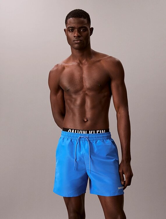 Intense power plavky – Calvin Klein Swimwear, Modrá barva Muži