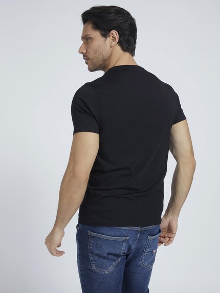 Módní Triko, Černá barva, 2021