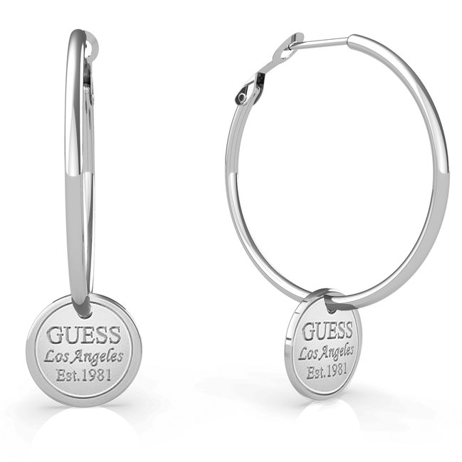 Módní Hula Hoops náušnice, Stříbrná barva, 2021, 2020, 2020, 2022