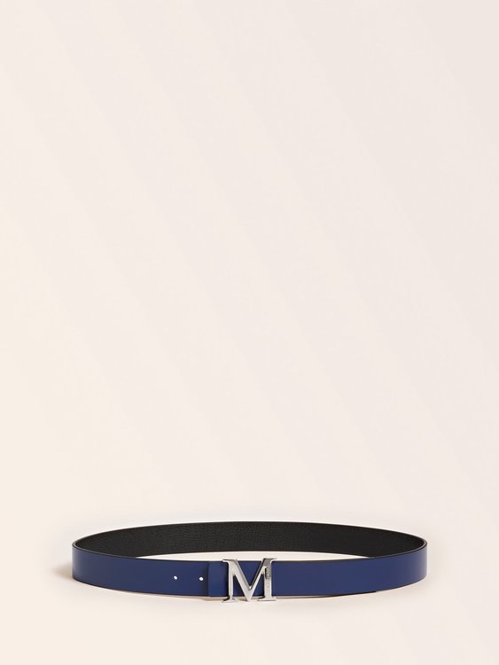 Elegant pásek Černá, Modrá barva Muži