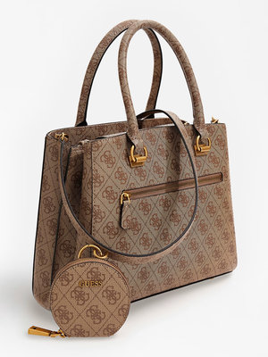 Hensely kabelka – GUESS, Béžová barva Ženy