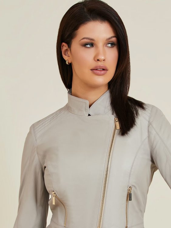 Luxusní Petra bunda, Šedá barva, 40, 44