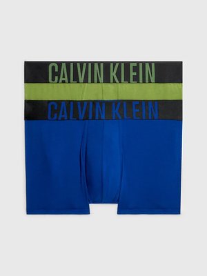 Calvin Klein Underwear – Intense Power boxery 2ks, Modrá, Zelená barva