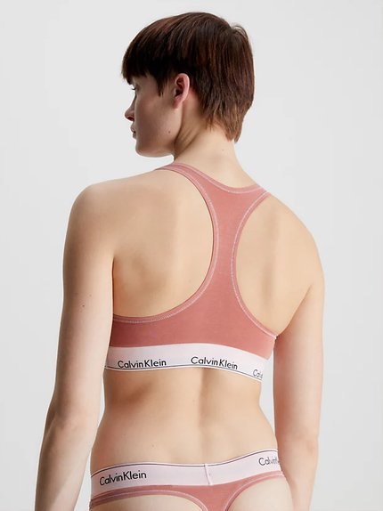 Módní Modern Cotton podprsenka, Růžová barva, 2023