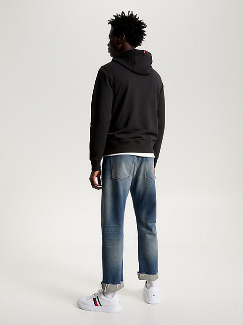 Módní 1985 Hoody mikina, Černá barva, 2023