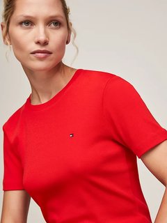 Luxusní New Slim Cody triko, Červená barva, XS, S