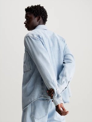 Regular Linear košile – Calvin Klein Jeans, Modrá barva Muži