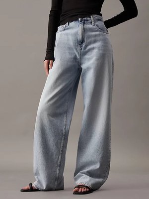 Calvin Klein Jeans – High Rise Relaxed jeans, Modrá barva