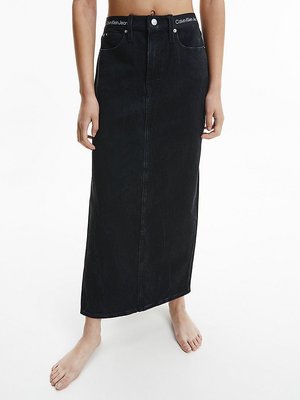 Calvin Klein Jeans – Maxi sukně, Černá barva
