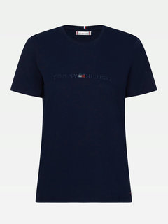 Luxusní TH Logo triko, Navy barva, XS, S, M, XL