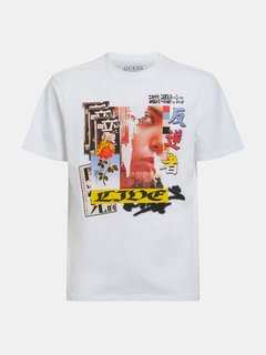 Módní Waves triko, Bílá barva, 2022 1