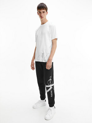 Módní Monogram triko, Bílá barva, 2022