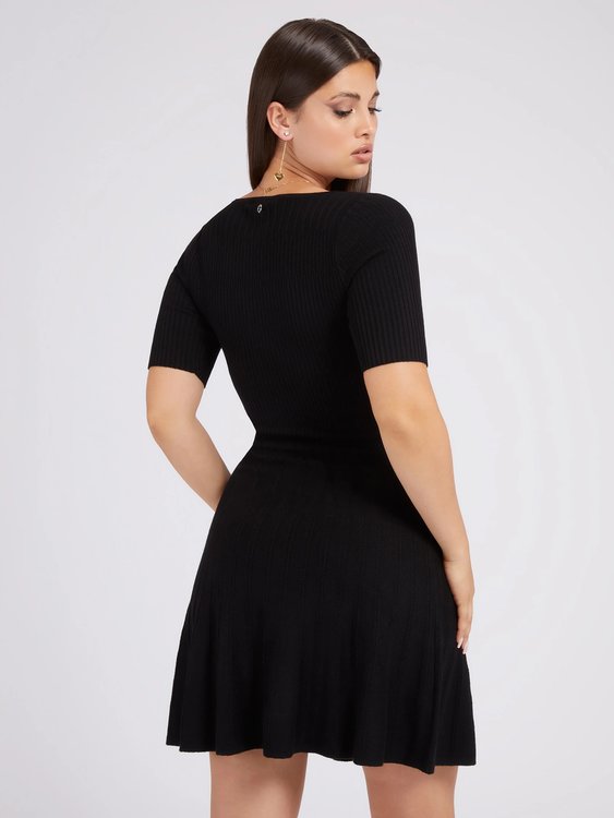 Amelia šaty – Guess, Černá barva Ženy