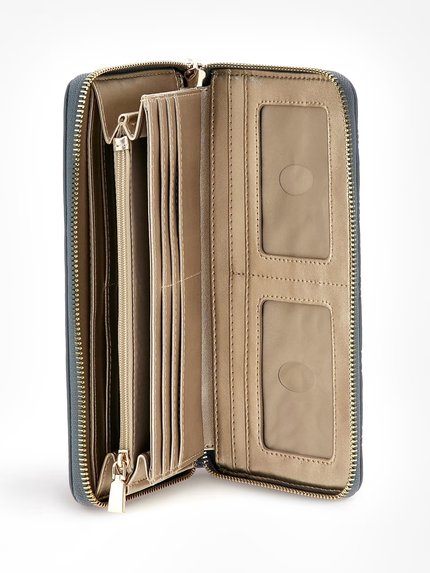 Módní La Femme peněženka, Modrá barva, 2023