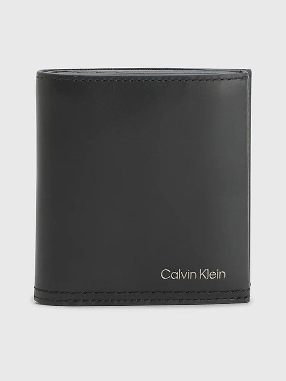 Calvin Klein Jeans – Duo Stitch peněženka, Černá barva