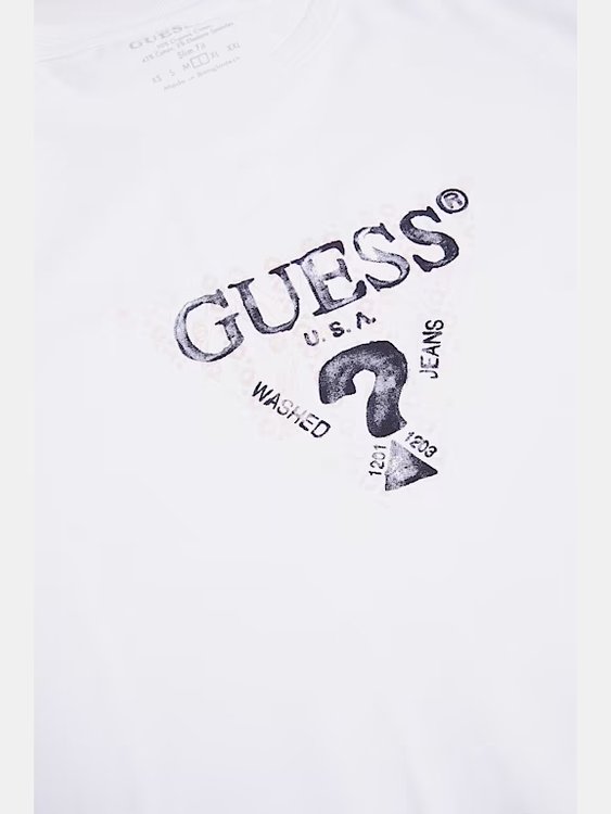 Luxusní Geo triko, Bílá barva, S, M, L, XL