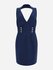 Amanda šaty Modrá, Navy barva Ženy