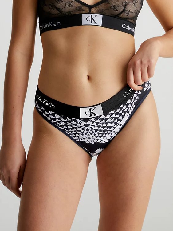 1996 Cotton bikiny – Calvin Klein Underwear, Černá barva Ženy