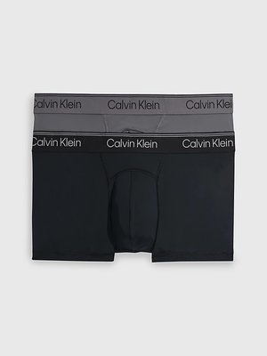 Calvin Klein Underwear – Athletic Micro boxery 2ks, Černá, Šedá barva