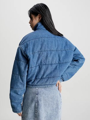 Light Denim bunda – Calvin Klein Jeans, Modrá barva Ženy