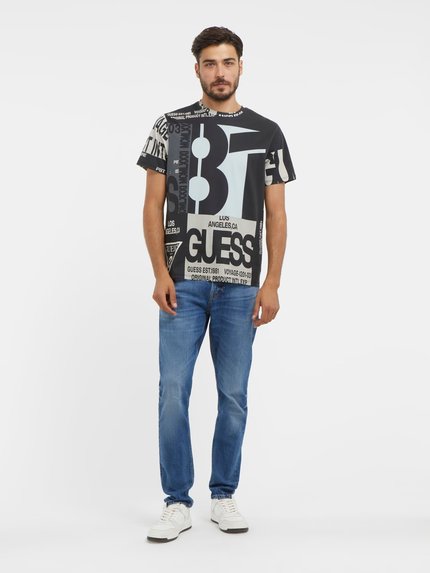 Módní Since 81 triko, Černá barva, 2023