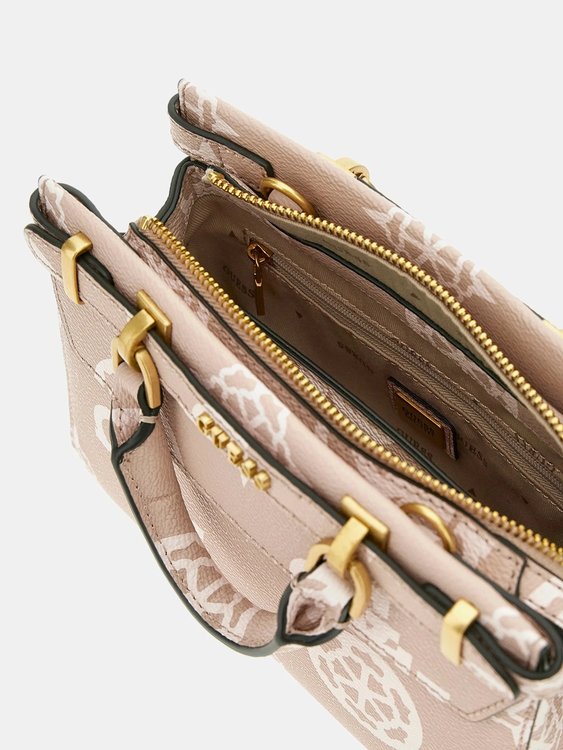 Módní Sestri Logo střední kabelka, Růžová barva, 2024