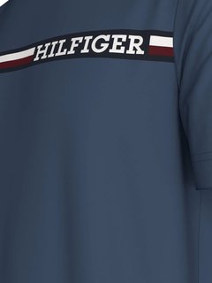 Luxusní Chest Stripe triko, Modrá barva, XS, S, M, L, XL, XXL