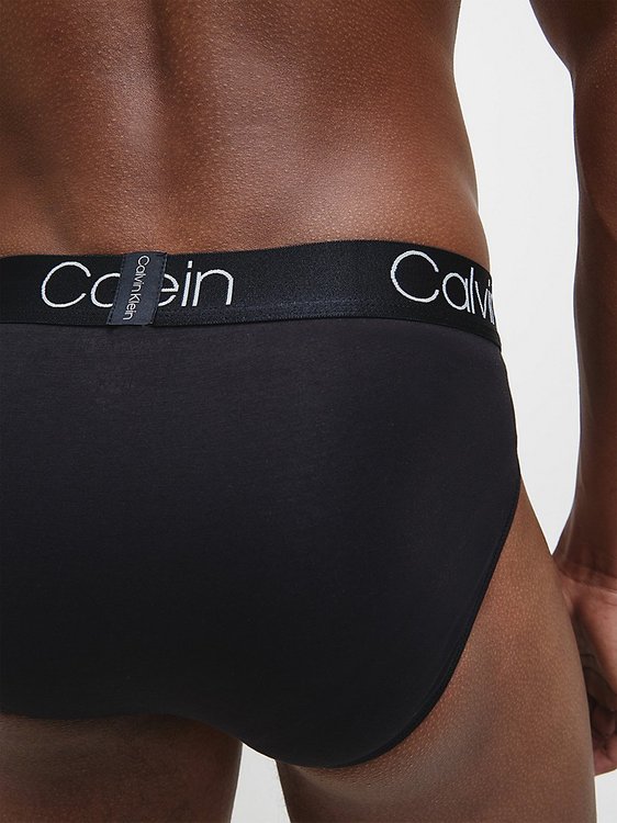 Luxusní Slipy - Luxe Cotton Modal, Černá barva, M