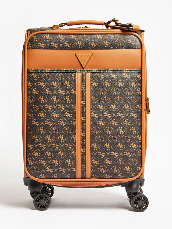 Kasinta cestovní kufr – Guess, Hnědá barva Ženy
