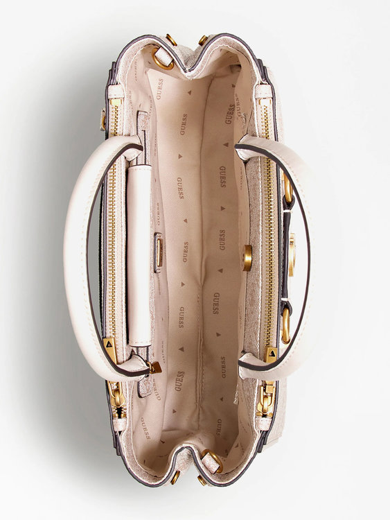 Izzy 4G logo kabelka Krémová barva Ženy