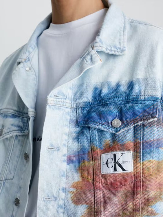 Luxusní Boxy Oversized Denim bunda, Modrá barva, XS, S, M