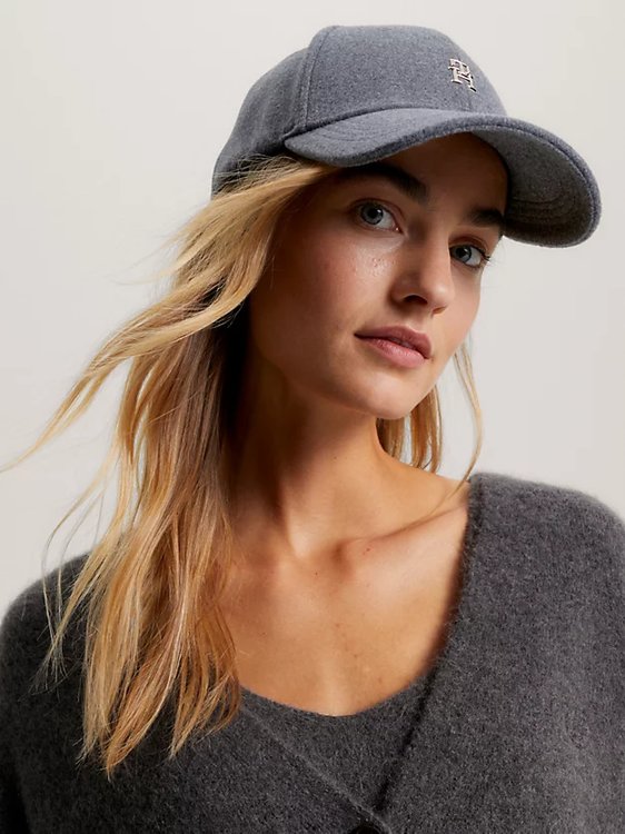 Módní Evening kšiltovka, Šedá barva, 2023