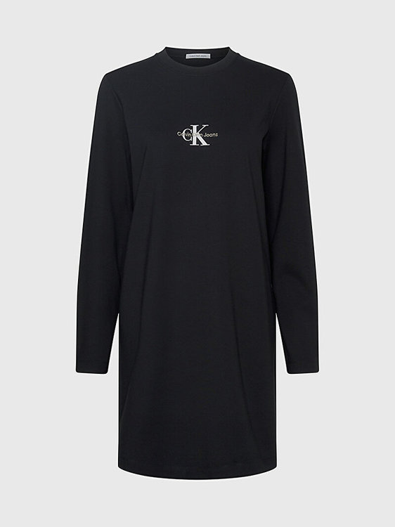 Monologo Milano šaty Černá barva Ženy