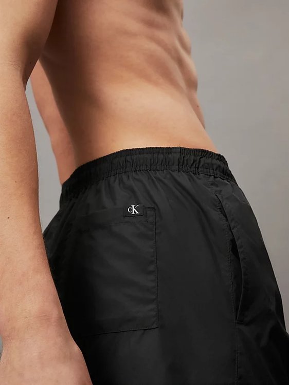 Luxusní CK Monogram plavky, Černá barva, M, L, XL