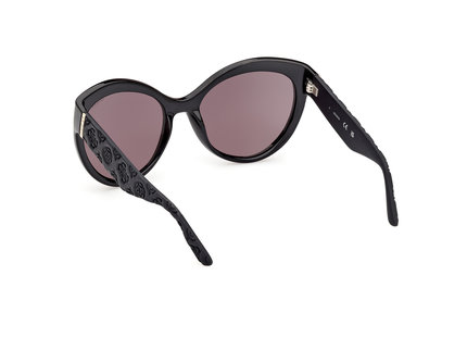 Módní Sluneční brýle, Černá barva, 2024