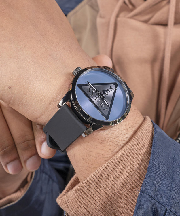 Černá, Modrá, Šedá barva, Badge hodinky