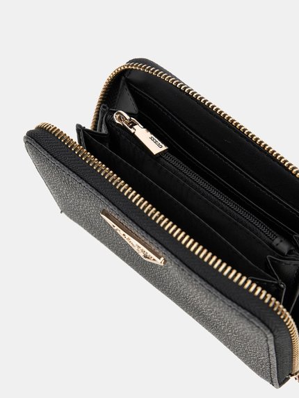 Módní Laurel střední peněženka, Černá barva, 2024