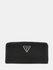 GUESS – Laurel Large Zip velká peněženka, Černá barva