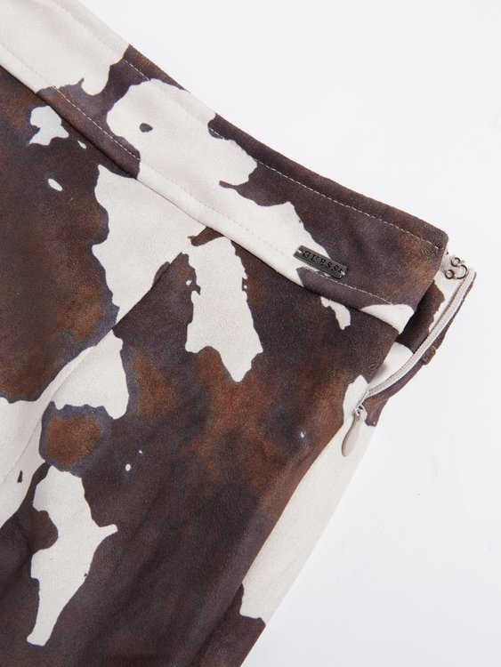 Lilli sukně – Guess, Bílá, Hnědá barva Ženy 1