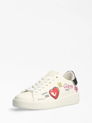 Guess – Rockie tenisky, Bílá barva