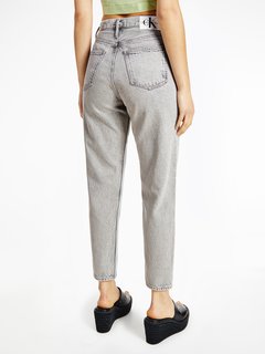 Calvin Klein Jeans, Šedá barva Logo mom jeans