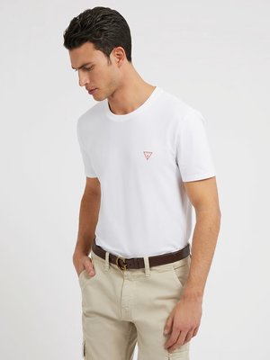 GUESS – Core triko, Bílá barva