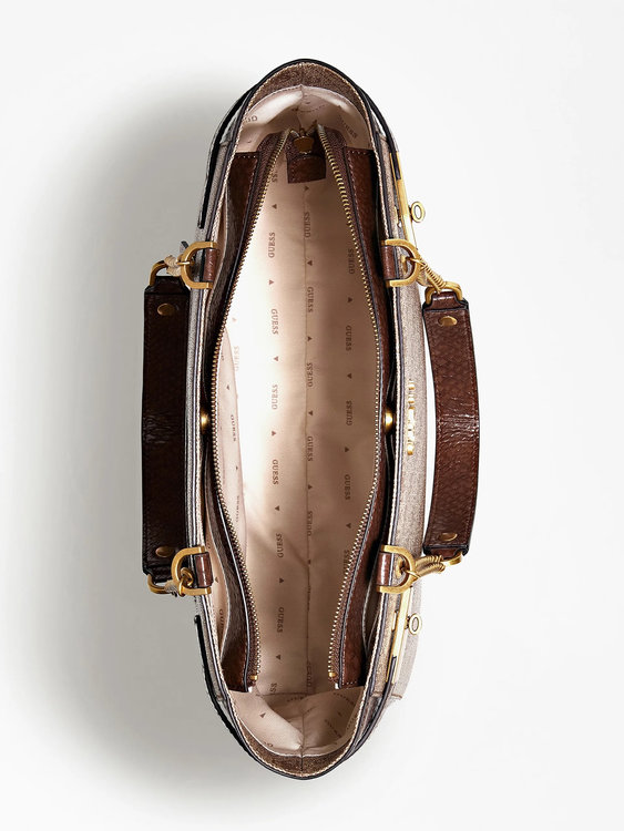 Zadie logo kabelka Hnědá barva Ženy