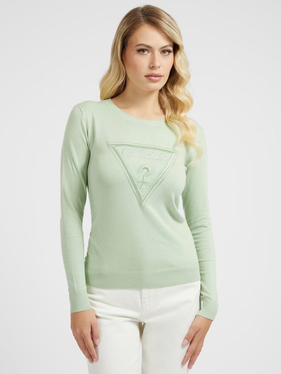 GUESS – Eloise svetr, Zelená barva
