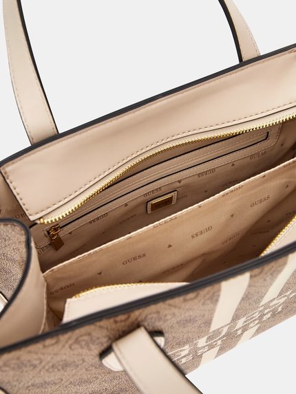 Módní Silvana kabelka, Hnědá barva, 2023