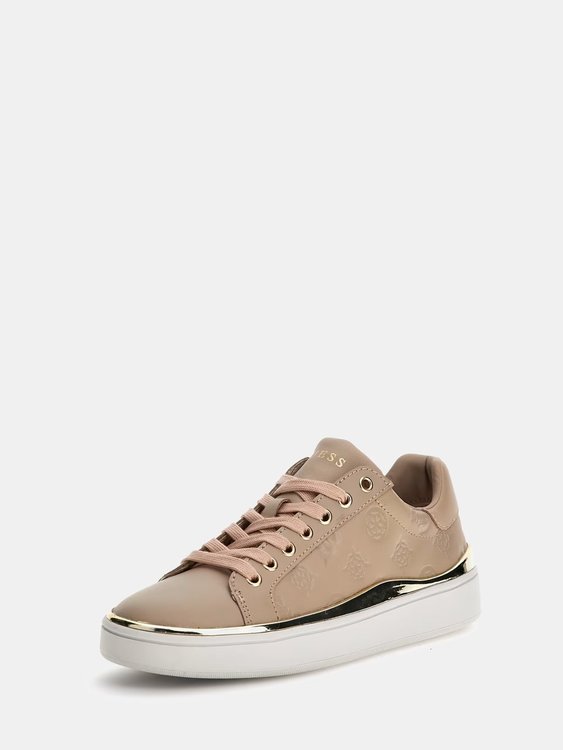 GUESS – Bonny tenisky, Béžová barva