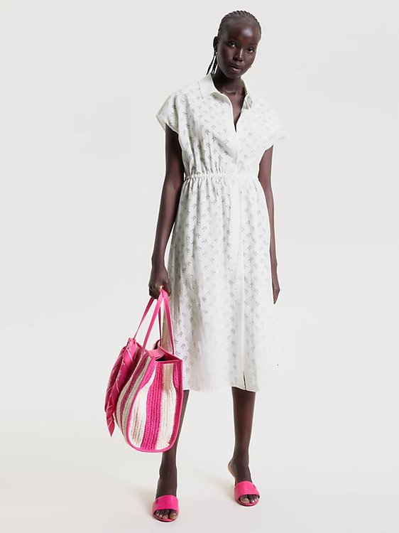 WW0WW39024-01S šaty s/s – Tommy Hilfiger Ženy